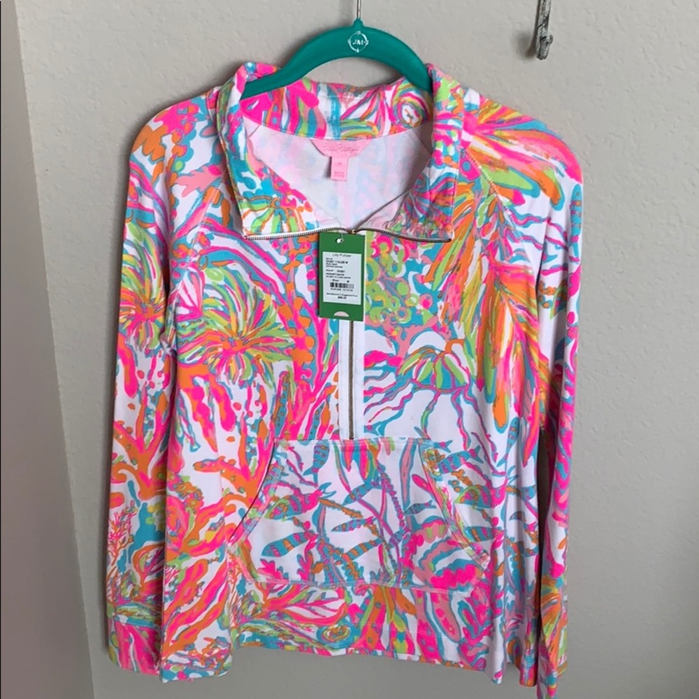 Lilly Pulitzer Skipper popover Scuba to Cuba print